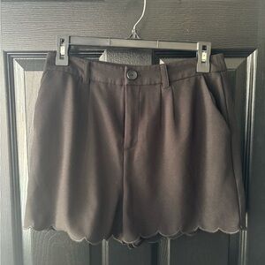 ‼️Price Drop‼️End of Summer Sale‼️ Modcloth Black High Waist Scalloped Shorts